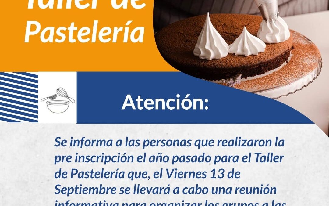 TALLER DE PASTELERÍA