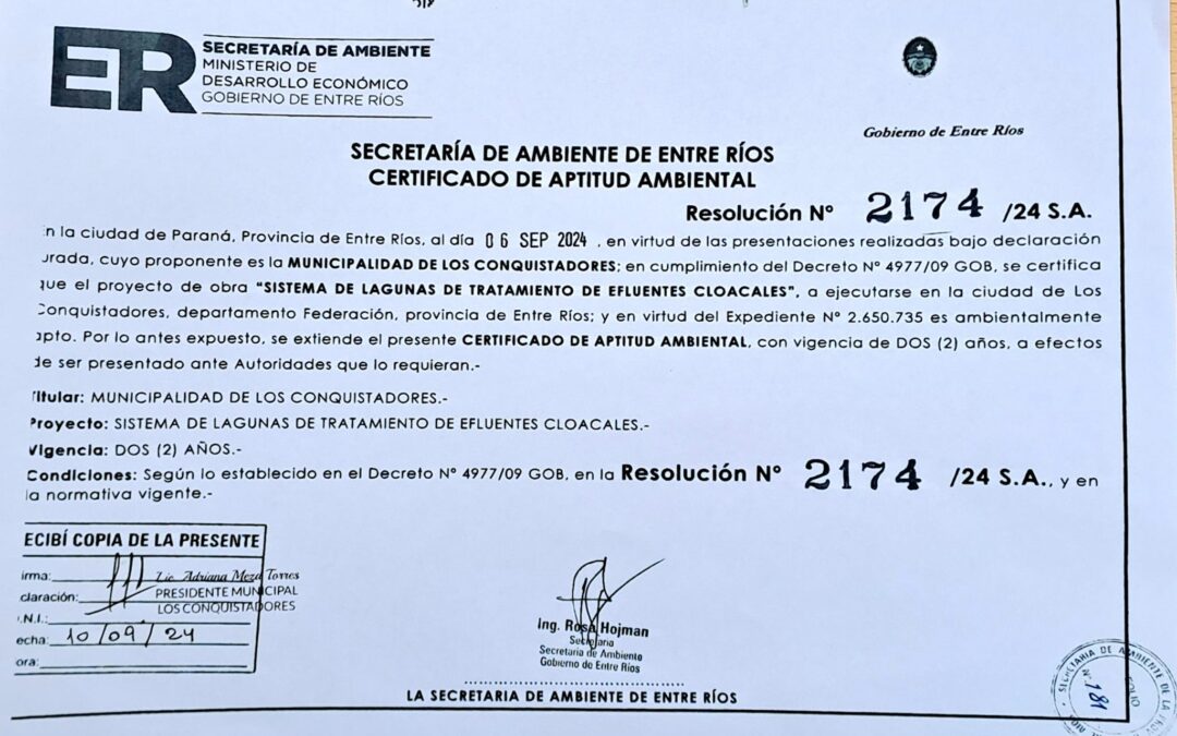 CERTIFICADO DE APTITUD AMBIENTA