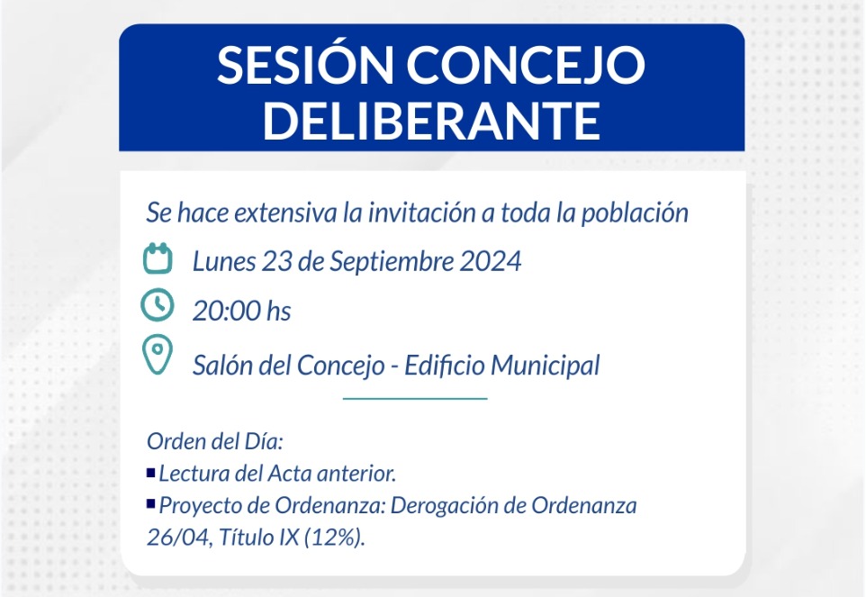 NUEVA SESIÓN H.C.D.