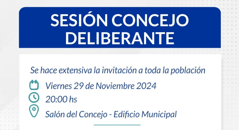 NUEVA SESIÓN DEL H.C.D.