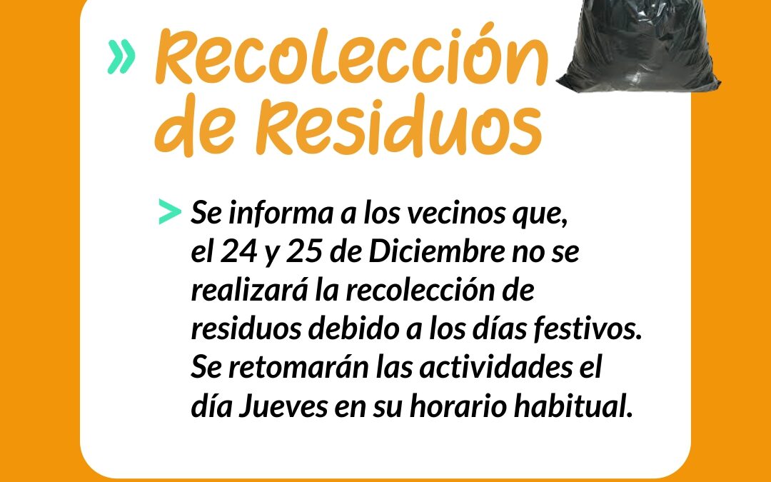 RECOLECCIÓN DE RESIDUOS