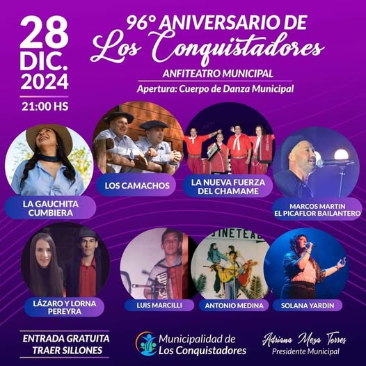 96° ANIVERSARIO DE LOS CONQUISTADORES