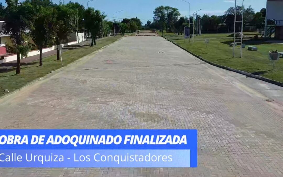 ADOQUINADO CALLE URQUIZA