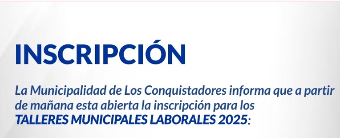 TALLERES MUNICIPALES LABORALES