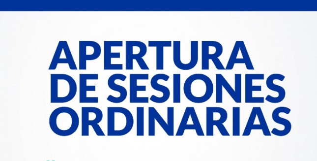 APERTURA DE SESIONES ORDINARIAS