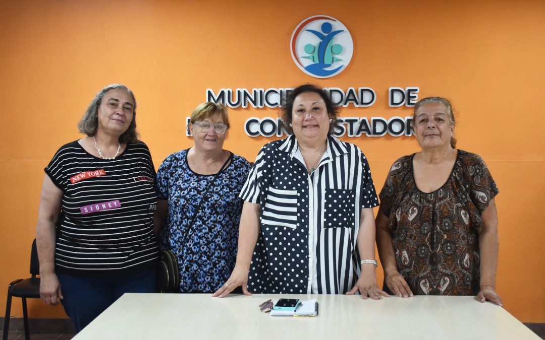 REUNIÓN CON MIEMBROS BIBLIOTECA POPULAR Y CENTRO DE JUBILADOS